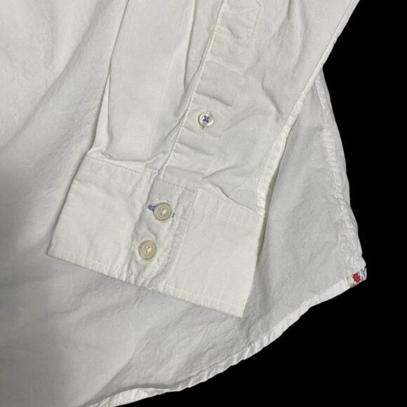 Boden White Long Sleeve Regular Fit Casual Dress Button Up Shirt Size 2XL XXL - Picture 4 of 6